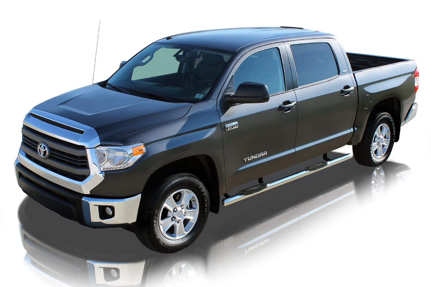 3in Round Nerf Bars - Stainless Steel