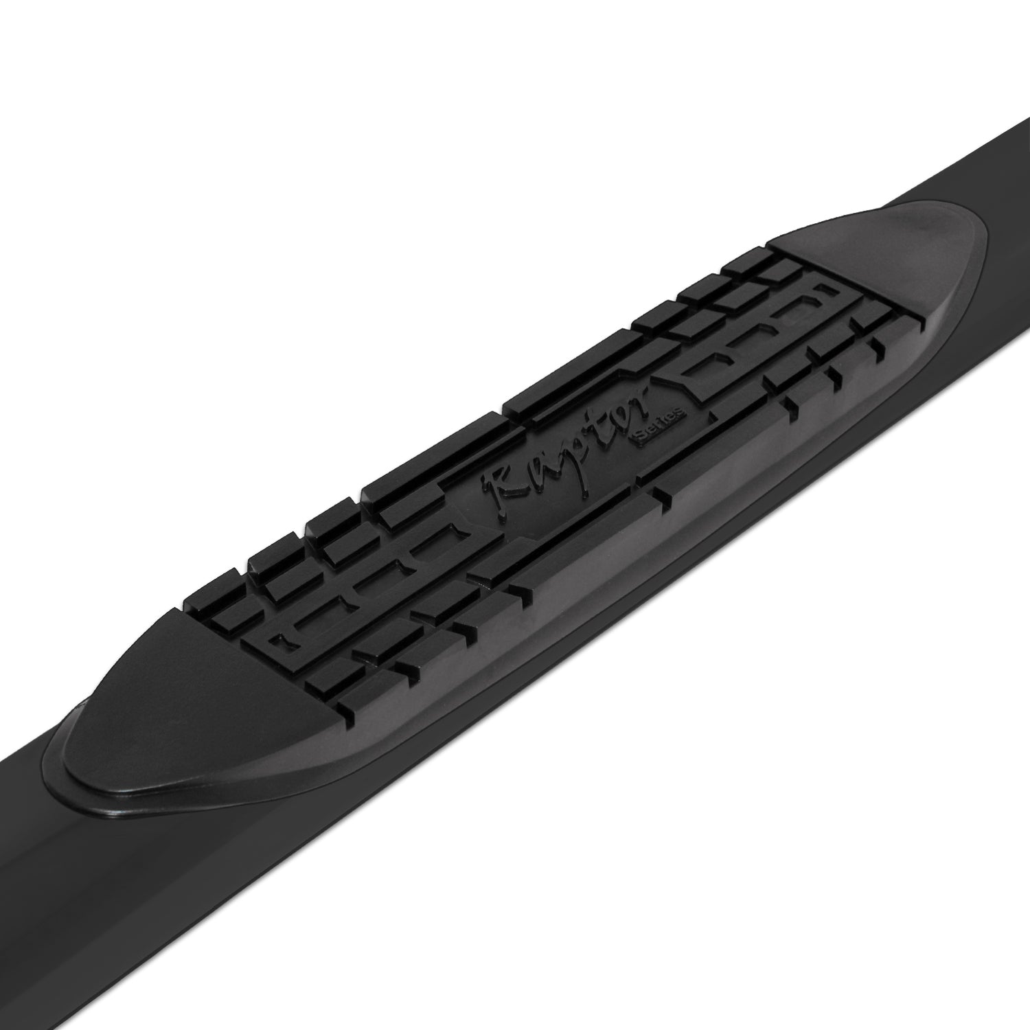 4in Curved OE Style Oval Nerf Bars - Black E-Coated Steel