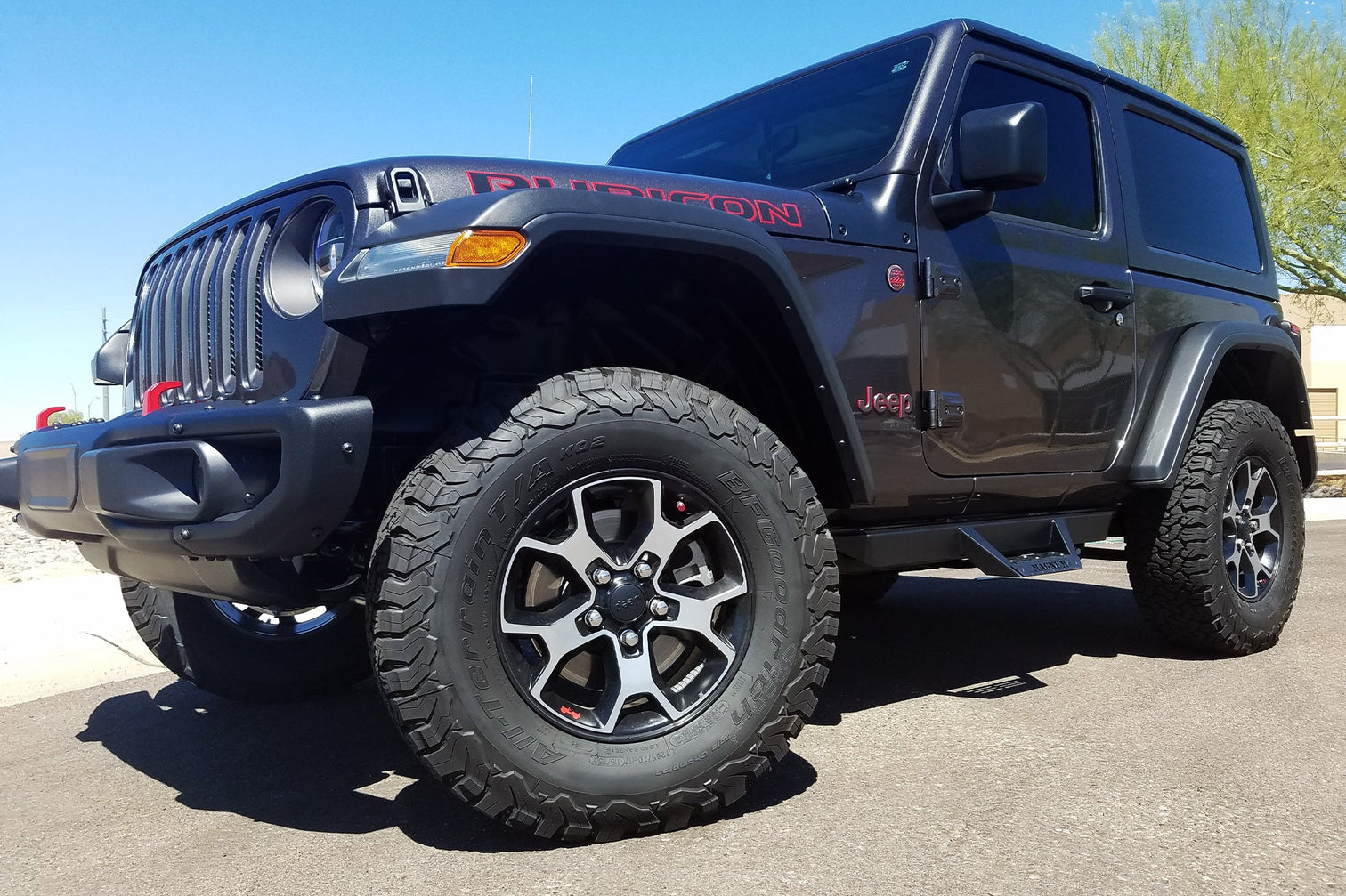 Magnum RT Drop Steps - Black Textured Steel