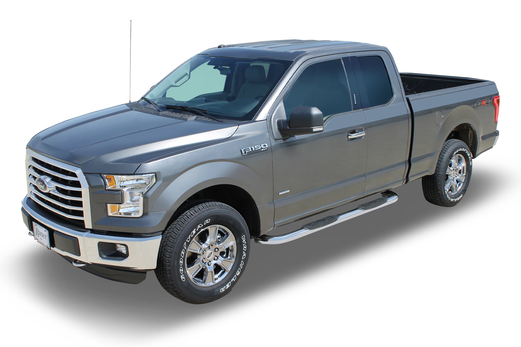 3in Round Nerf Bars - Stainless Steel