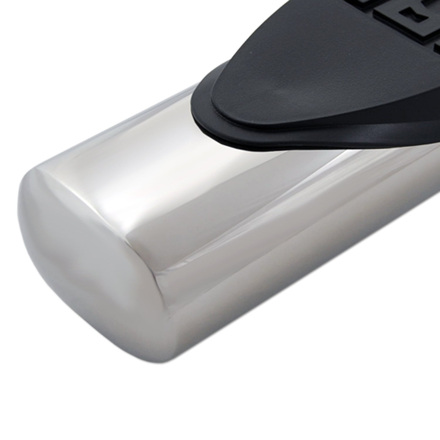 4in Straight Oval Nerf Bars - Stainless Steel