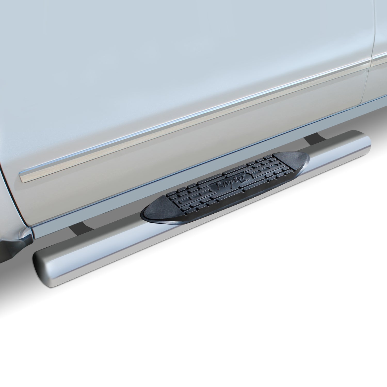 5in Straight Oval Nerf Bars - Stainless Steel - 0804-0091