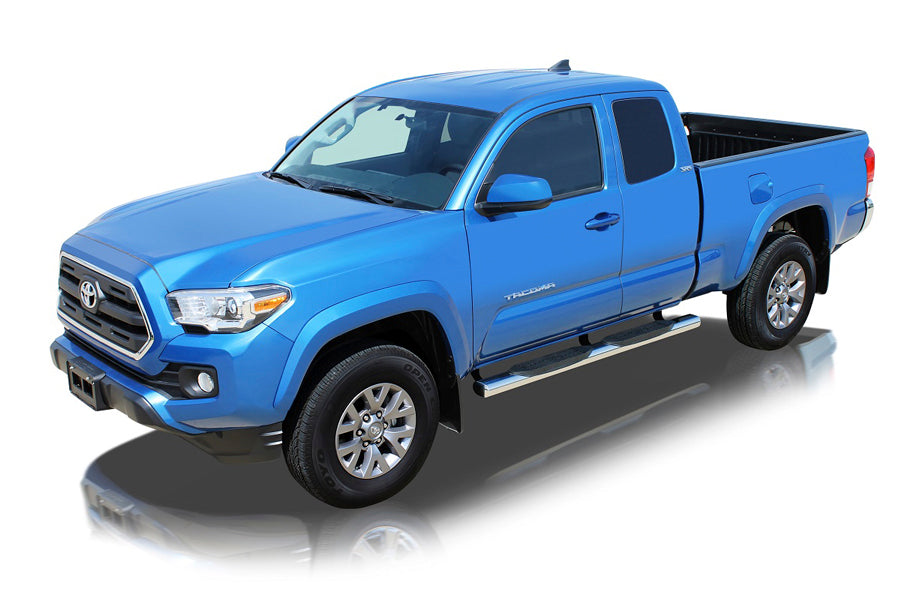 5in Straight Oval Nerf Bars - Stainless Steel