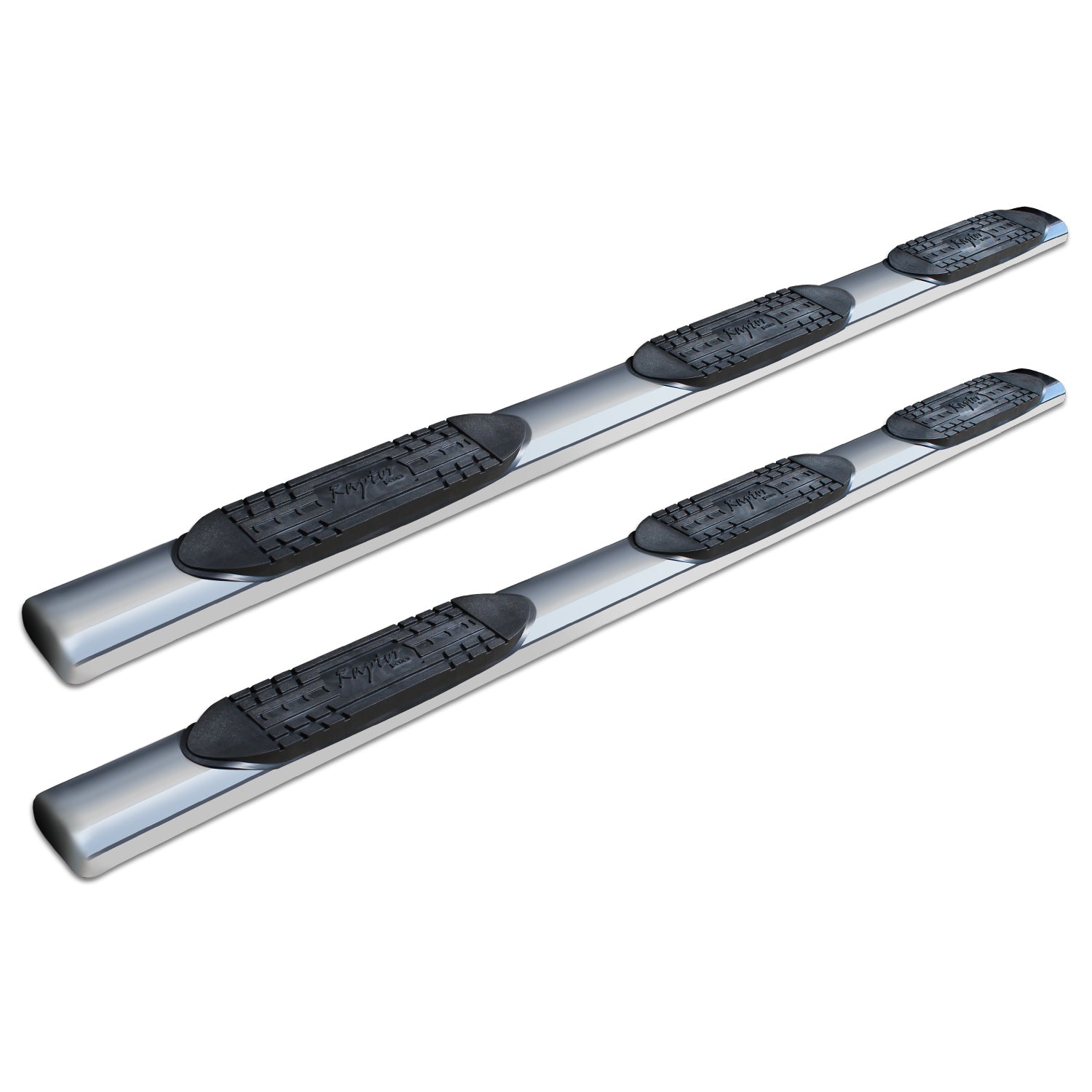 Raptor Series 6in Oval Wheel To Wheel Nerf Bars - Stainless Steel