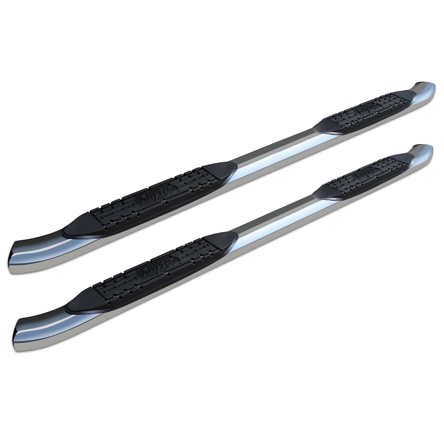 5in Curved OE Style Oval Nerf Bars - Stainless Steel
