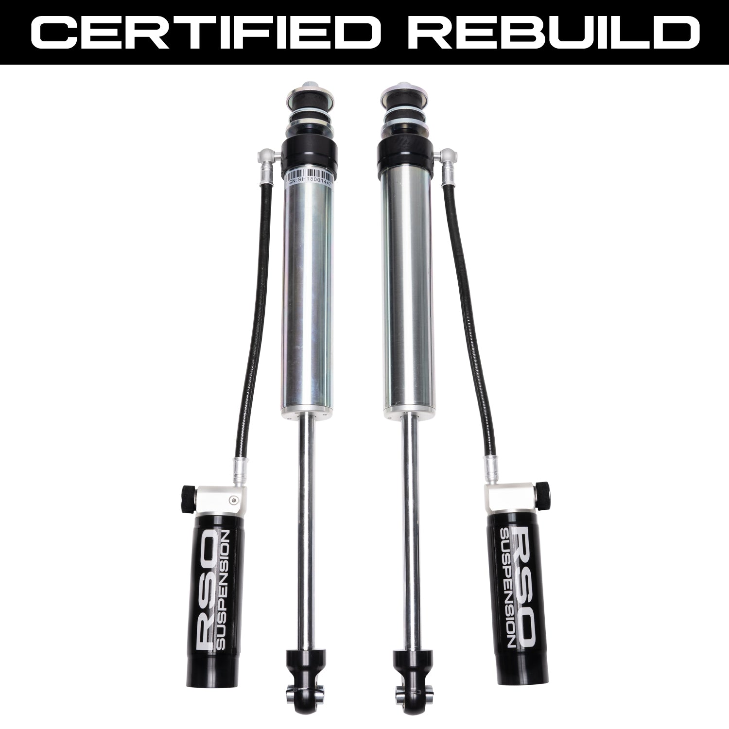 CERTIFIED REBUILD - 2.5 RESERVOIR SHOCKS - REMOTE - 150107-424501