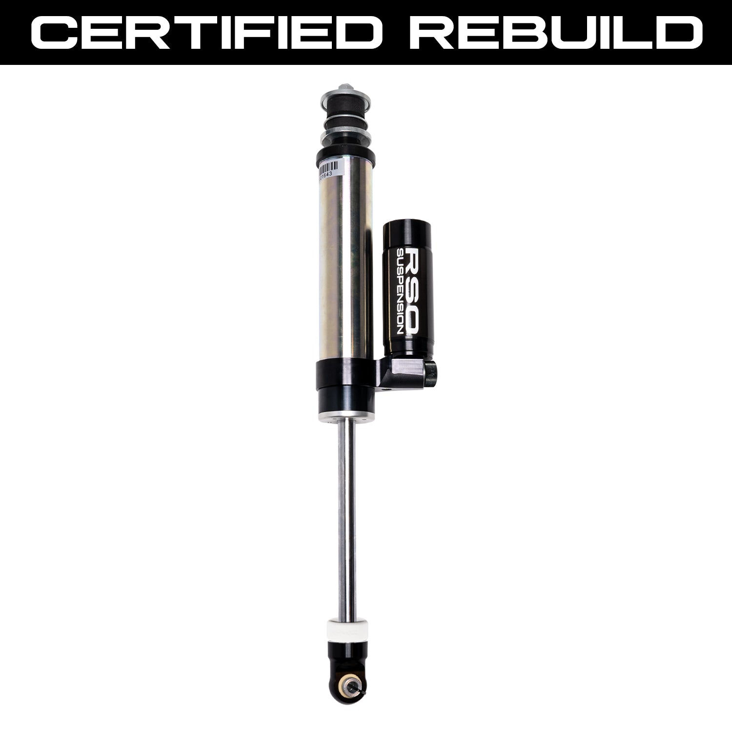 CERTIFIED REBUILD - 05-23 Toyota Tacoma RSO Single Rear 2.5 Adjustable Remote Reservoir Shock 1-3in Lift