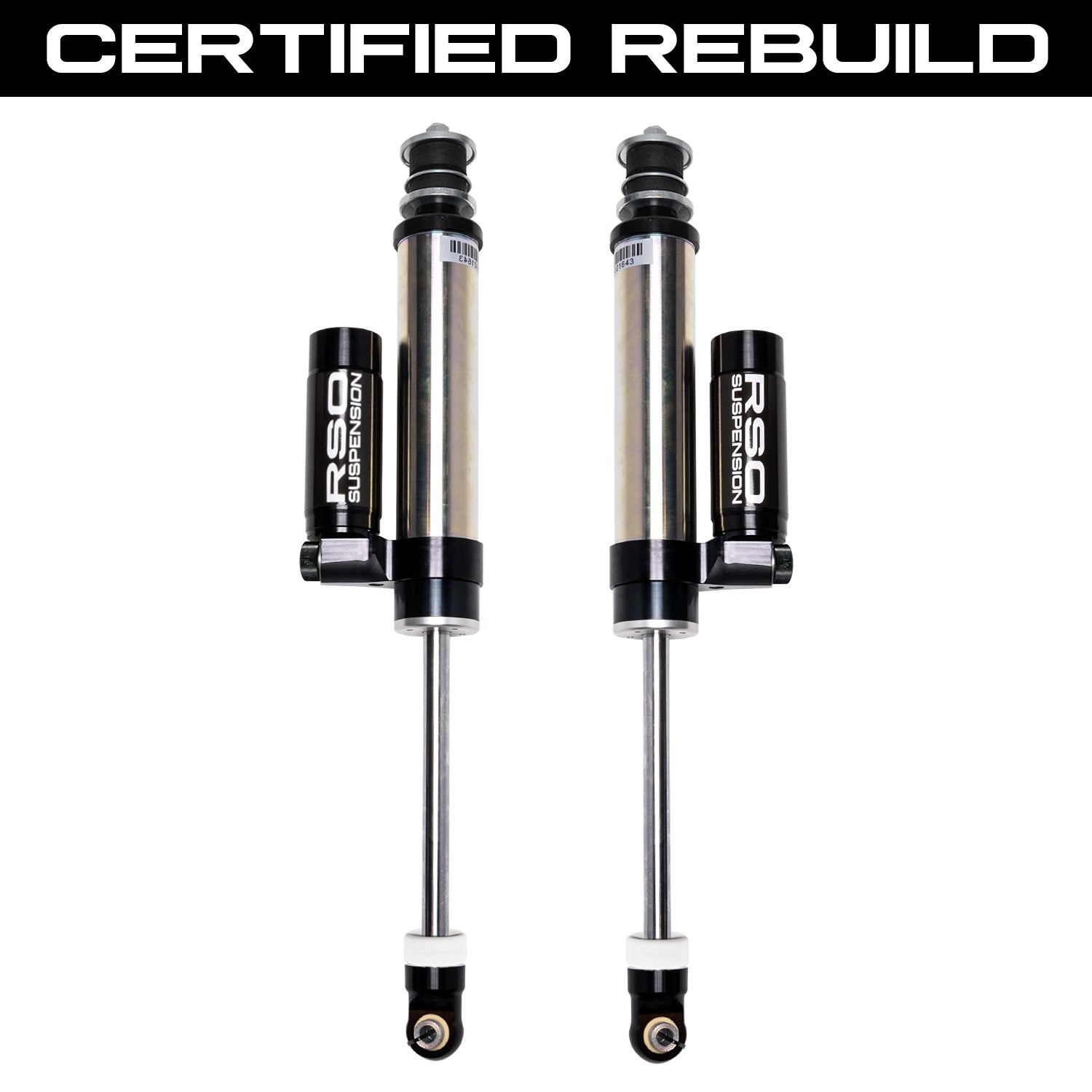 CERTIFIED REBUILD - 2.5 Reservoir Shocks - Piggyback - 150405-458901