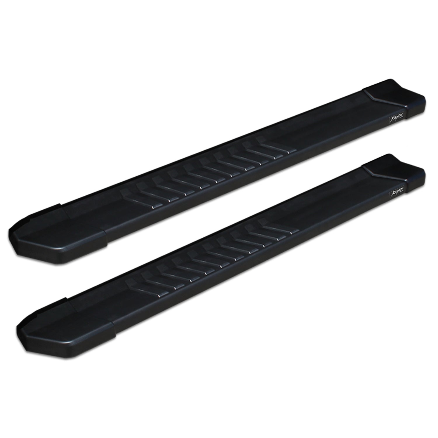 Raptor Series 6" OEM Style Running Boards Component - Black Textured Aluminum - 60" Boards Only
