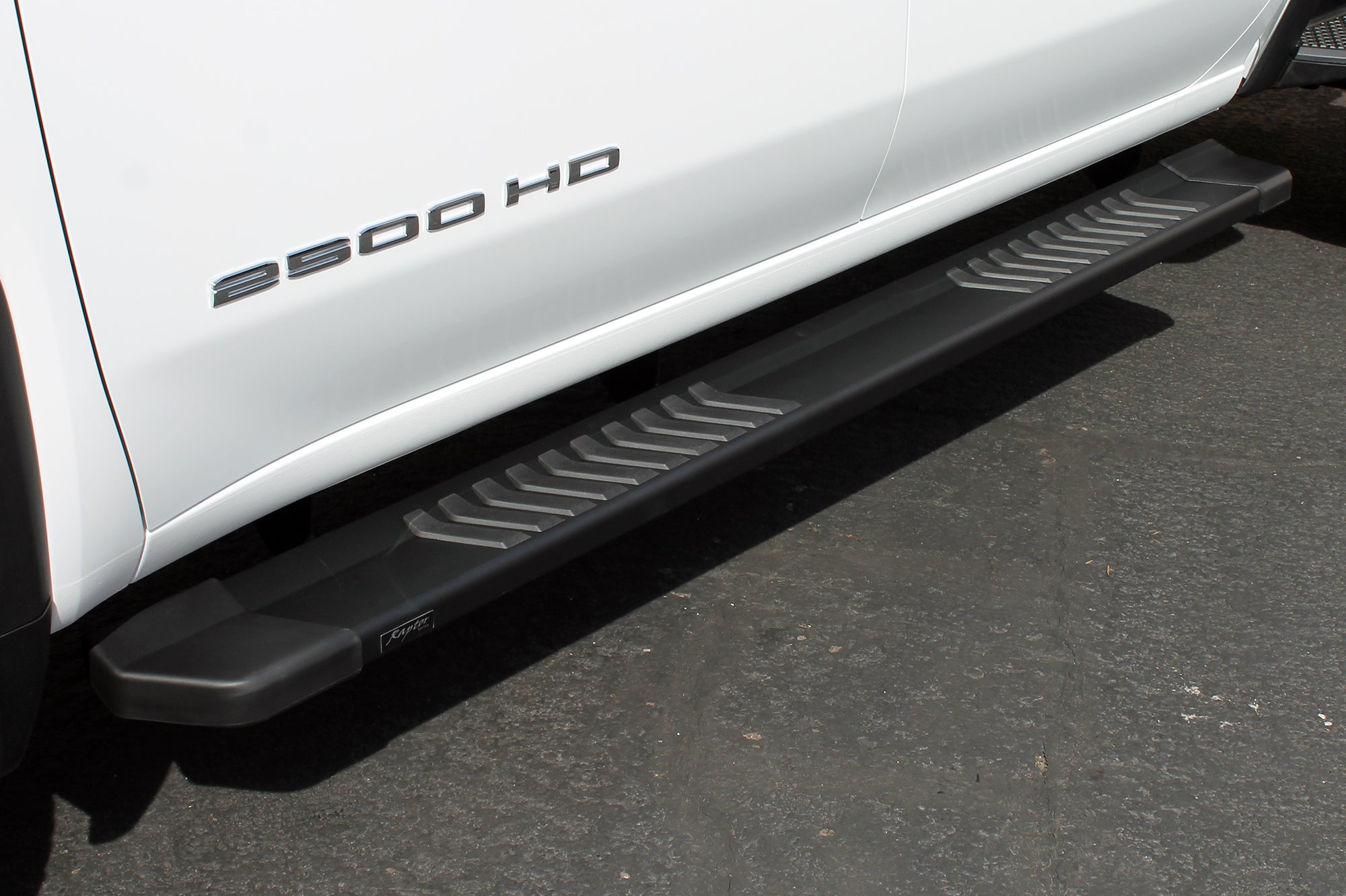 Raptor Series 6" OEM Style Running Boards - Black Textured Aluminum - 19-26 Chevy Silverado/GMC Sierra 1500; 20-26 Silverado/Sierra 2500/3500 HD Crew Cab