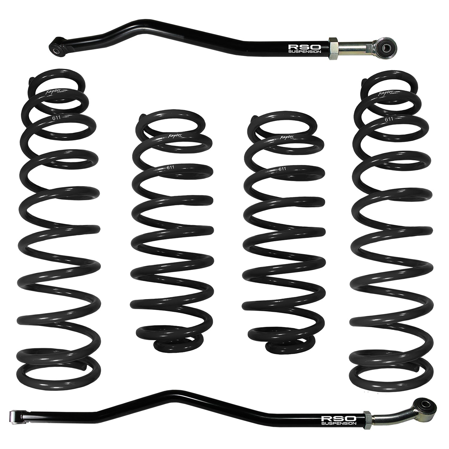 4in Stage 3.0 Lift Kit - Front and Rear - Wrangler JK/JKU