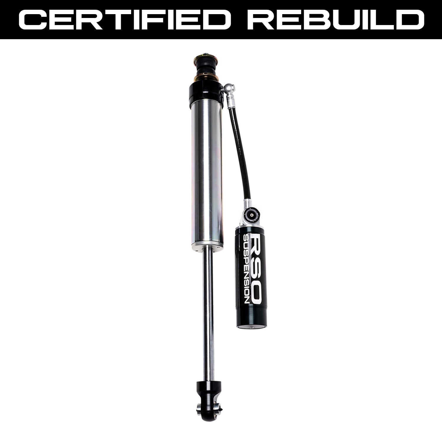 CERTIFIED REBUILD (Single) 07-18 Jeep Wrangler JK/JKU RSO Front 2.5 Adjustable Remote Reservoir Shocks 1-3in Lift