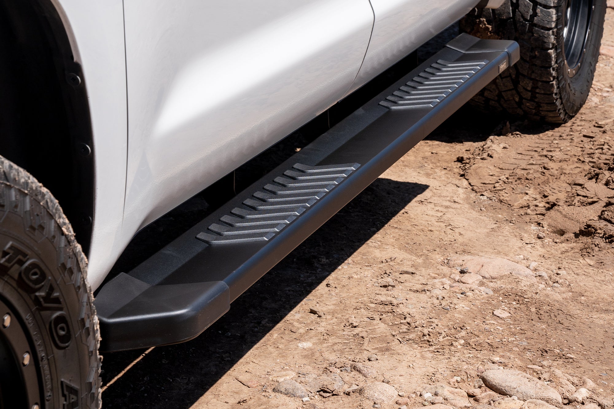 Raptor Series 6 in OEM Style Slide Track Running Boards Black Textured ...