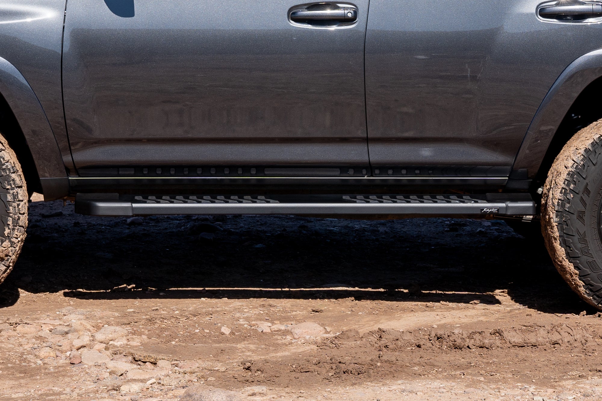 Raptor Series 6" OEM Style Running Boards - Black Textured Aluminum - 10-24 Toyota 4Runner