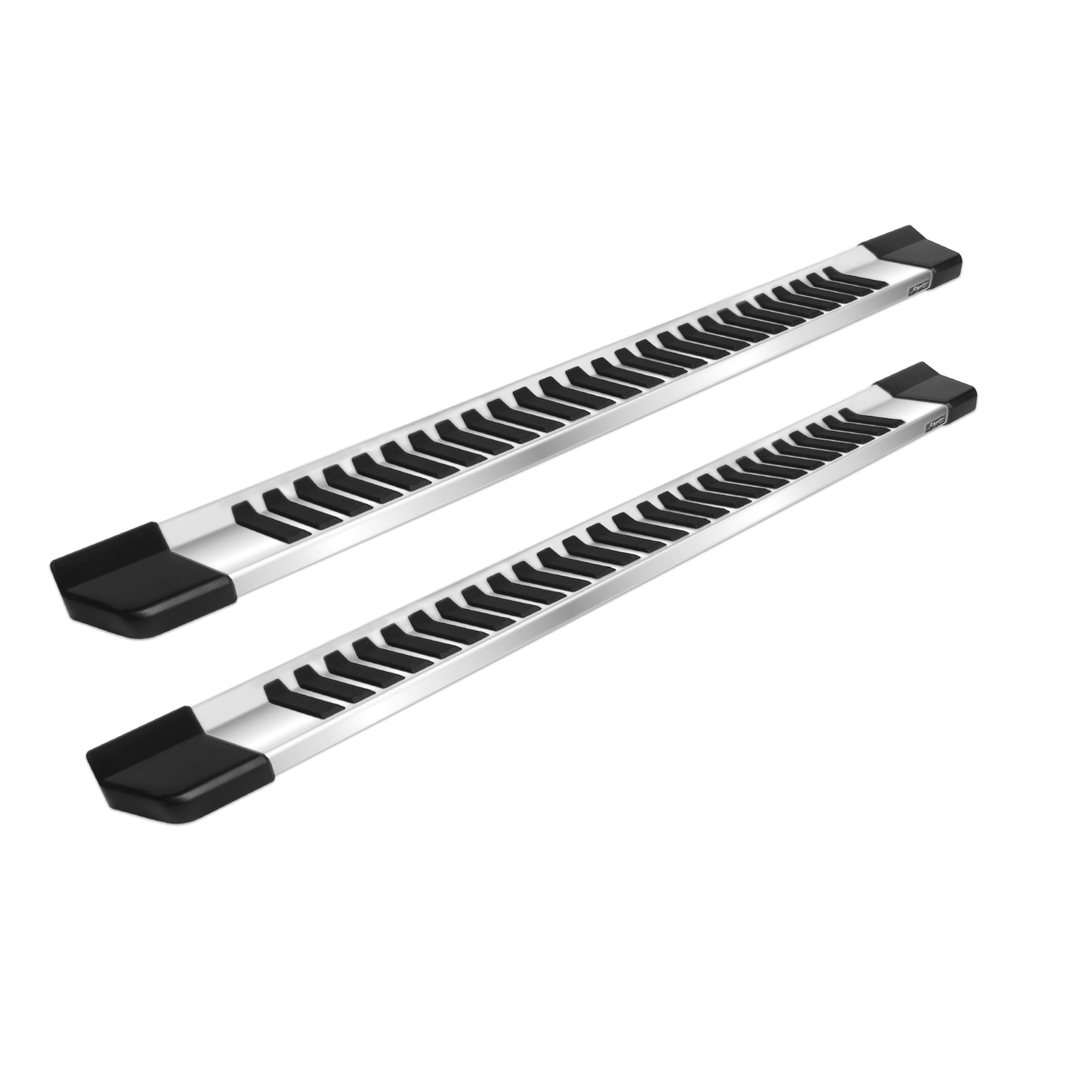 6in OEM Style Full Tread Running Boards - Stainless Steel Hybrid