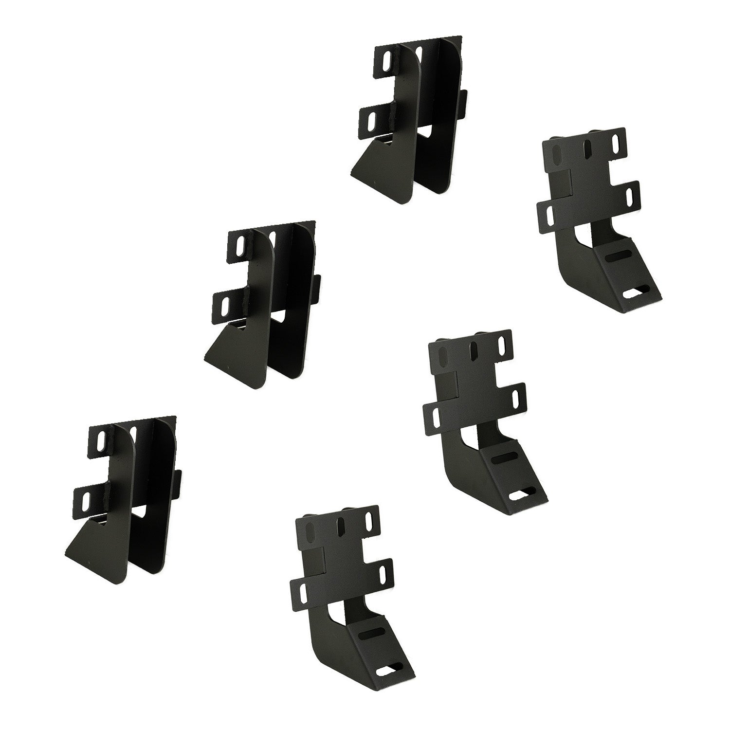 Drop Steps - Black Textured Steel - 1802-0559BT
