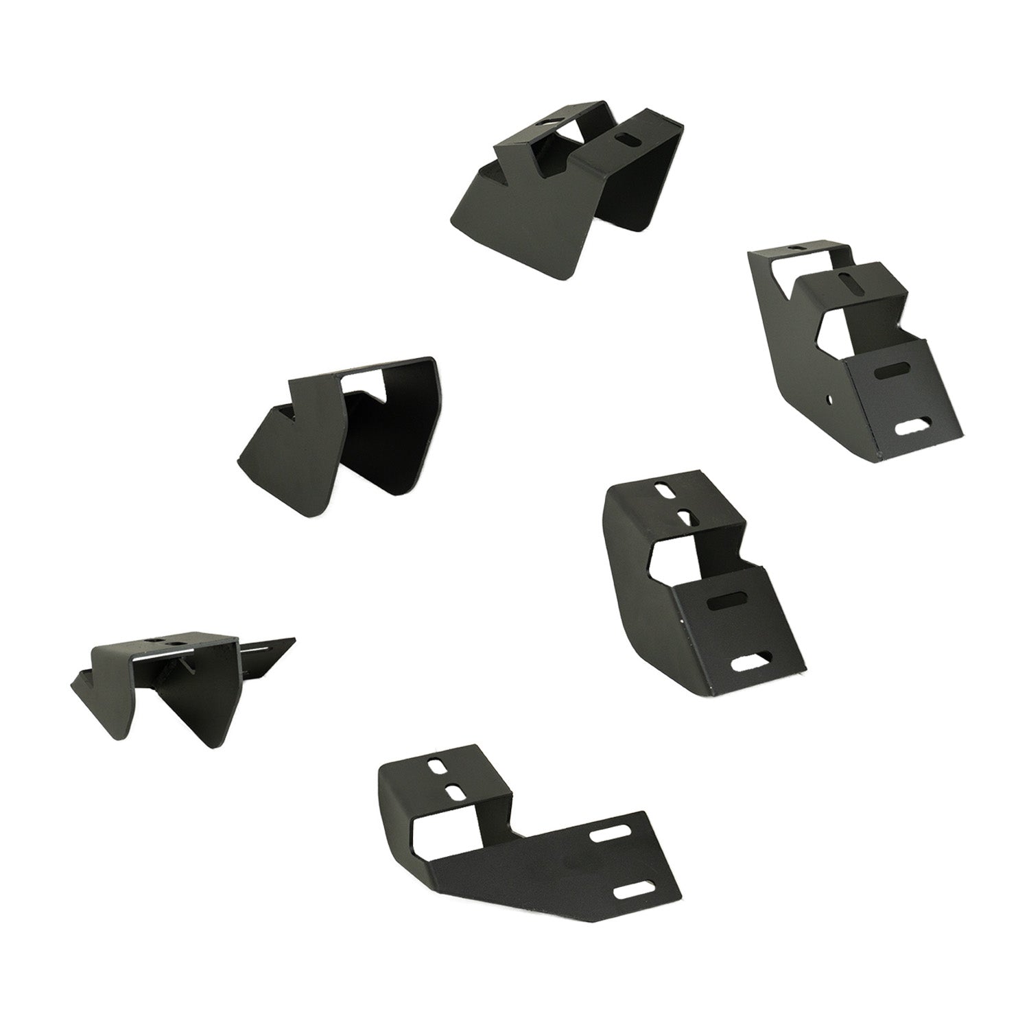 Drop Steps - Black Textured Steel - 1804-0144BT