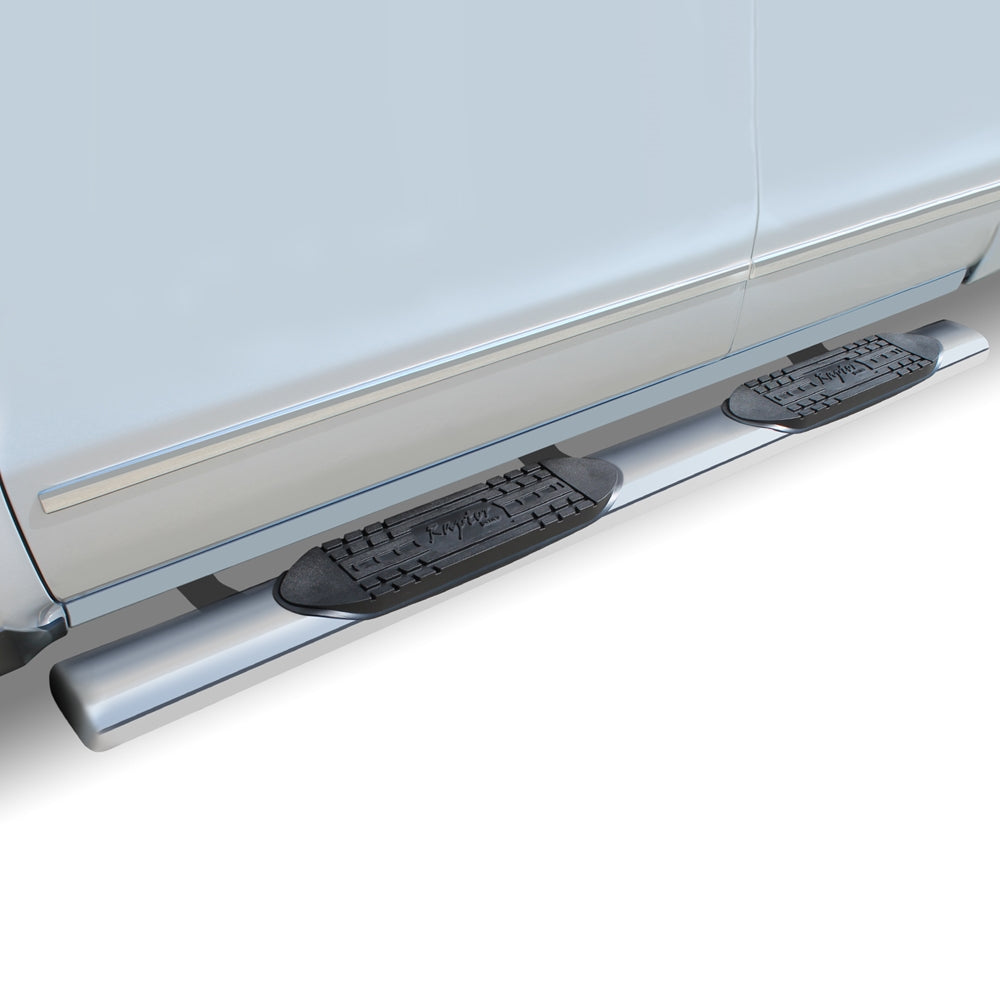 6in Straight Oval Nerf Bars - Stainless Steel