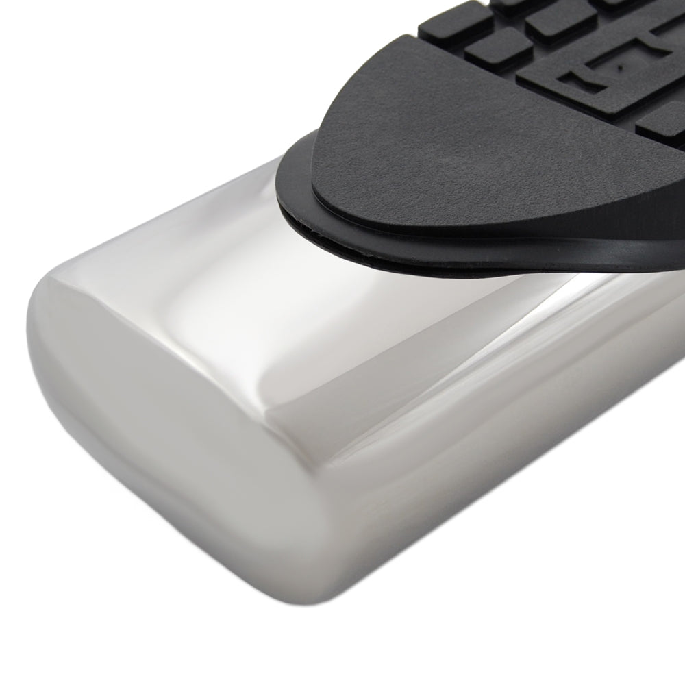 6in Straight Oval Nerf Bars - Stainless Steel