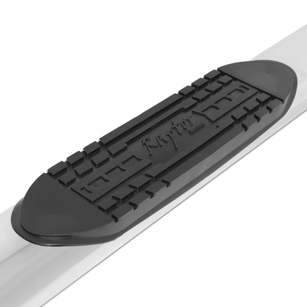 6in Straight Oval Nerf Bars - Stainless Steel