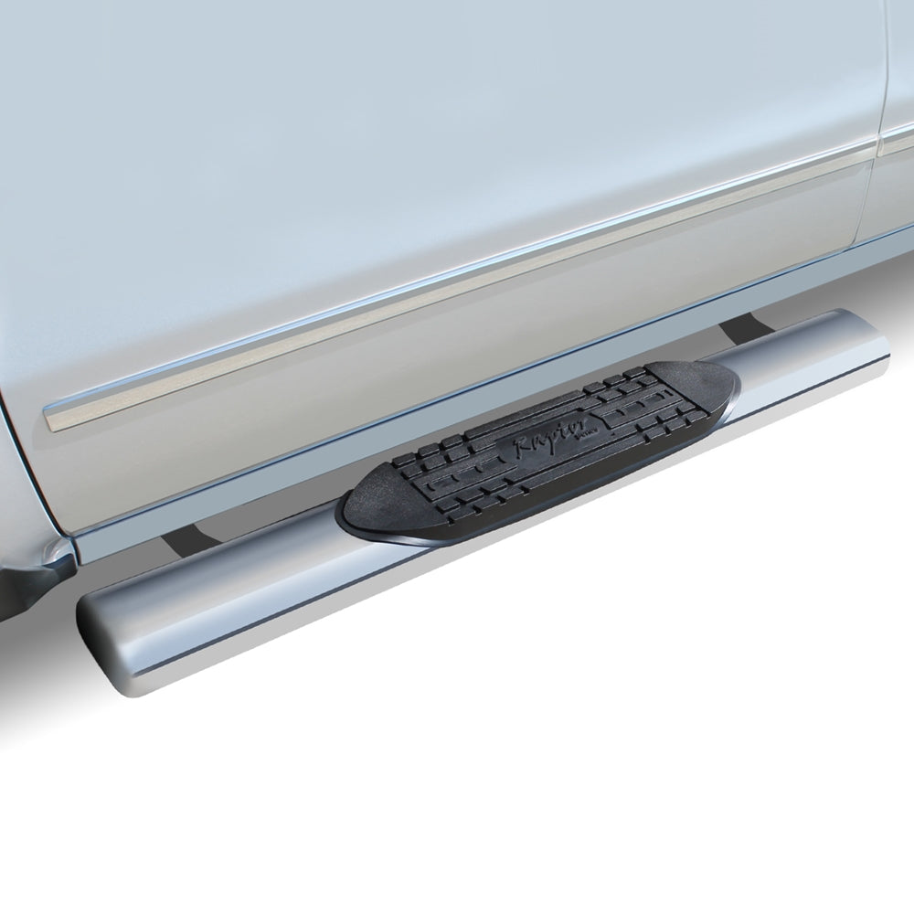 6in Straight Oval Nerf Bars - Stainless Steel