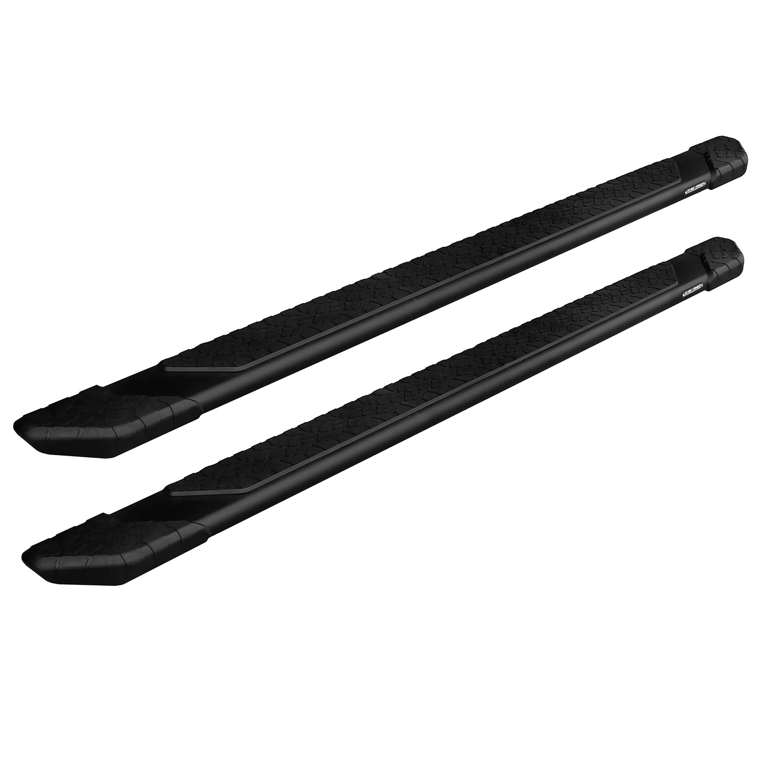 Raptor Series Tread Step Running Boards Black Textured Aluminum - 07-18 Chevy Silverado/GMC Sierra 1500; 19 Silverado/Sierra 1500 LD/Limited; 07-19 Silverado/Sierra 2500/3500 HD Extended/Double Cab