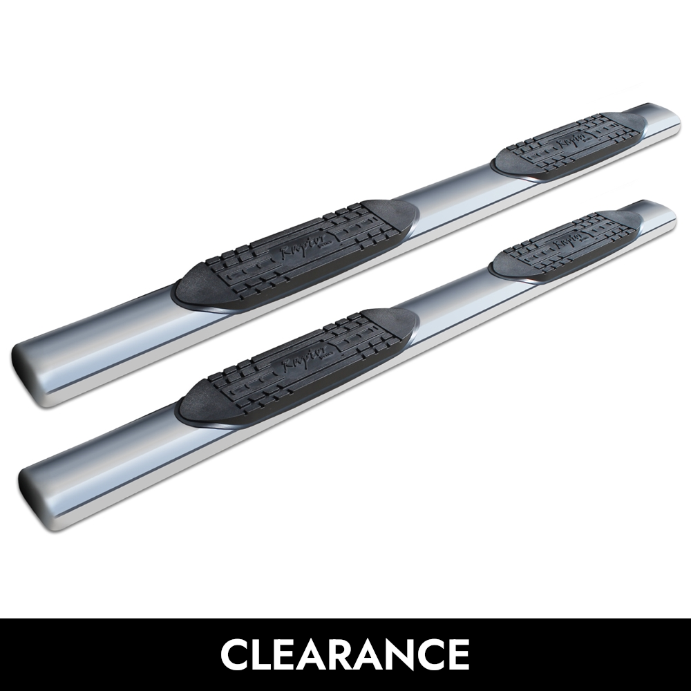 An image of silver step bars.