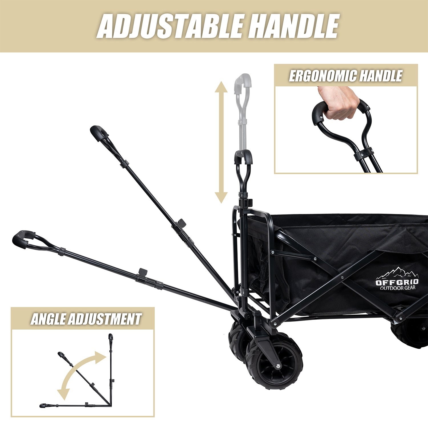 OFFGRID Heavy Duty Folding Wagon Cart – CYC Engineering