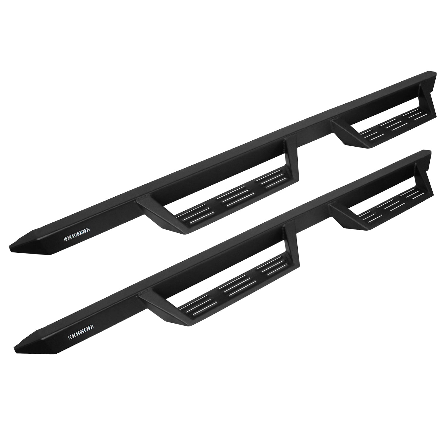 Magnum RT Gen 2 Drop Steps Black Textured Alloy Steel - 18-26 Jeep