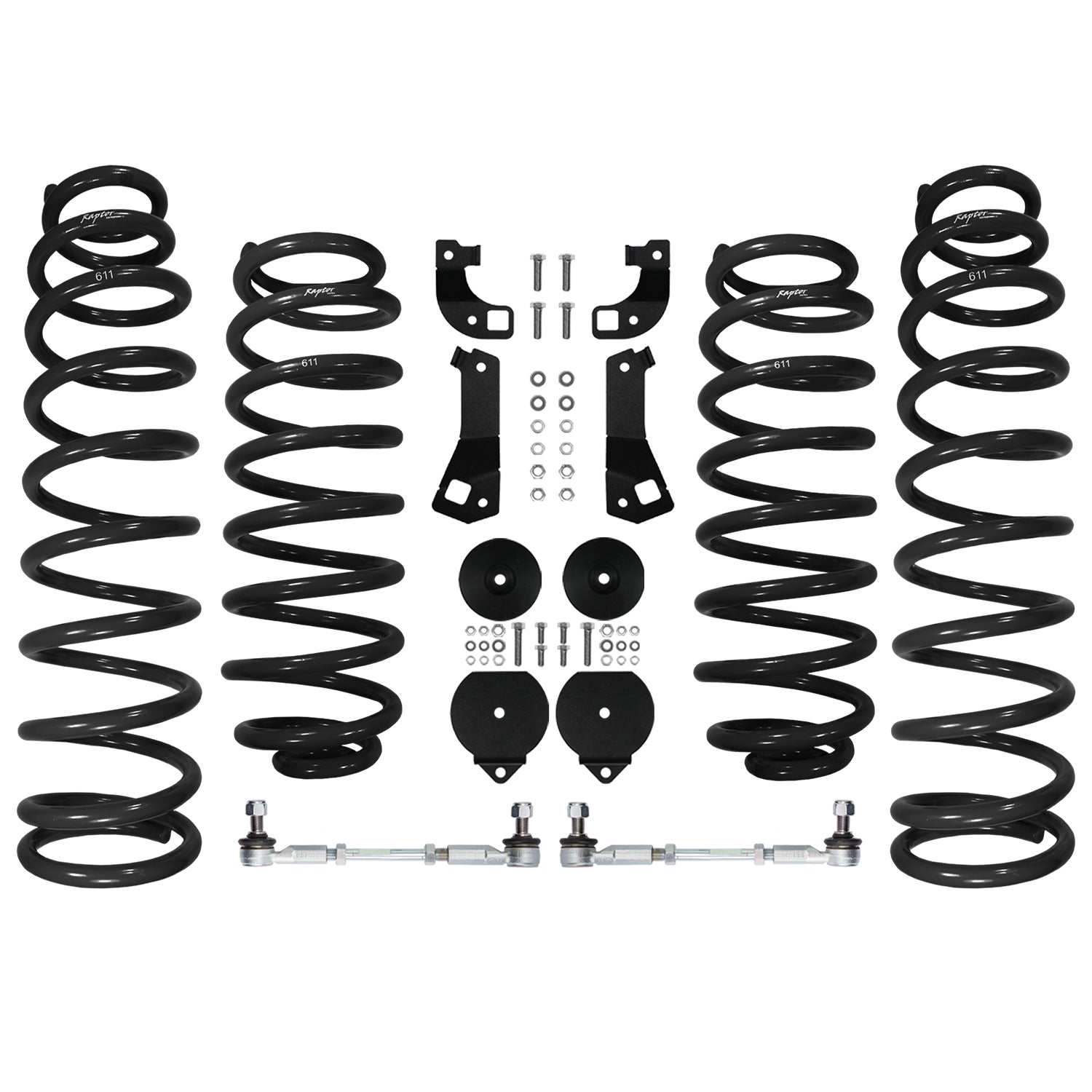 4in Coil Springs Base Lift Kit - Front and Rear - Wrangler JK/JKU