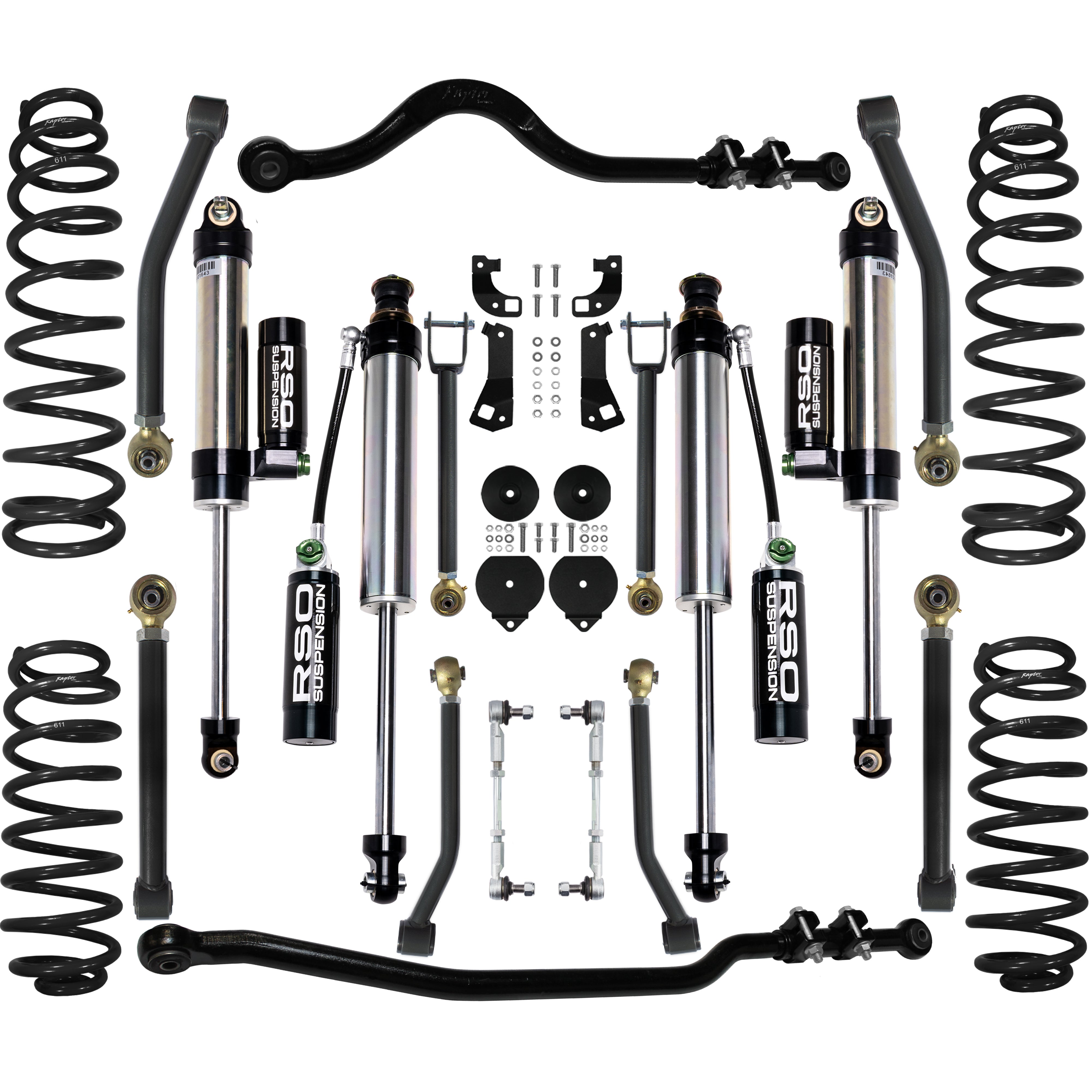 4in Stage 3.1 Lift Kit - Front and Rear - Wrangler JK/JKU