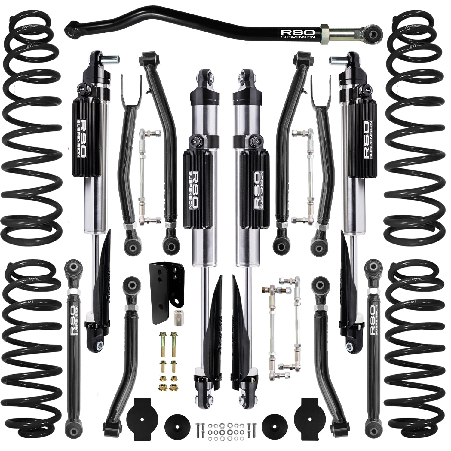 4in Stage 2.0 Lift Kit - Front and Rear - Wrangler JL/JLU