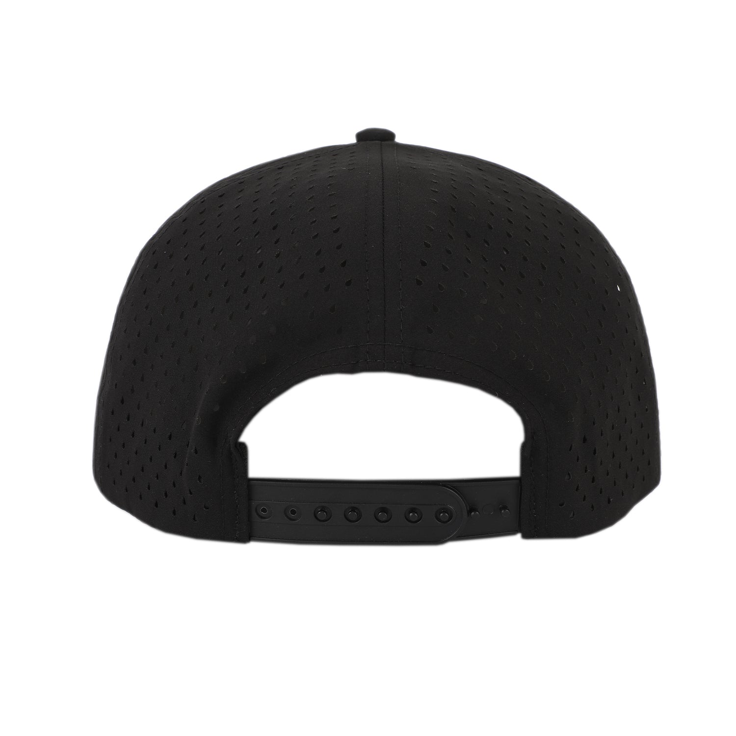 RSO Suspension Snapback Hat - 7 Panel Flat Bill - Black