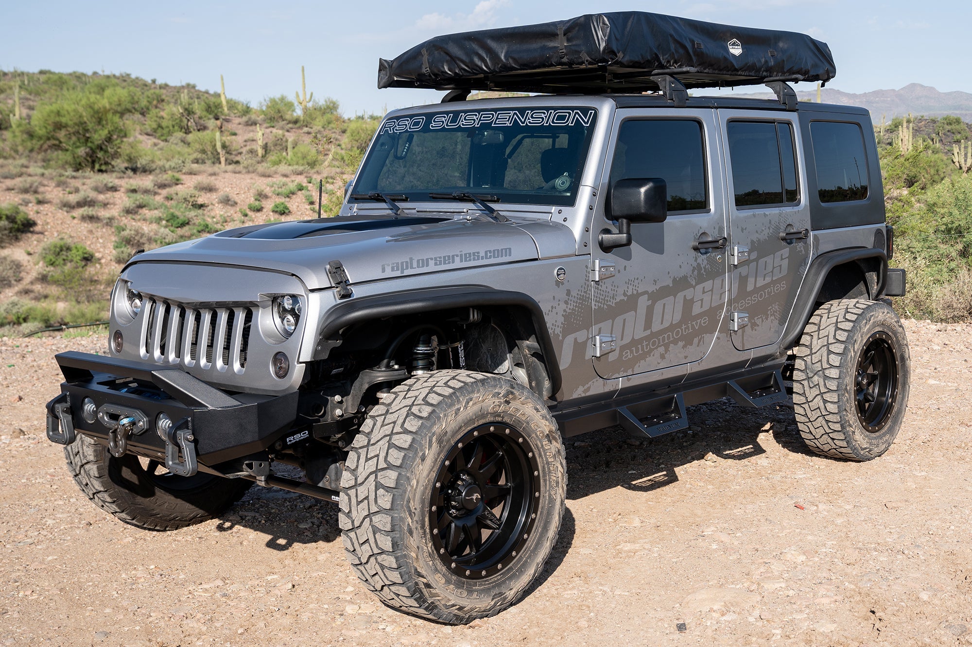 Magnum RT Drop Steps - Black Textured Steel