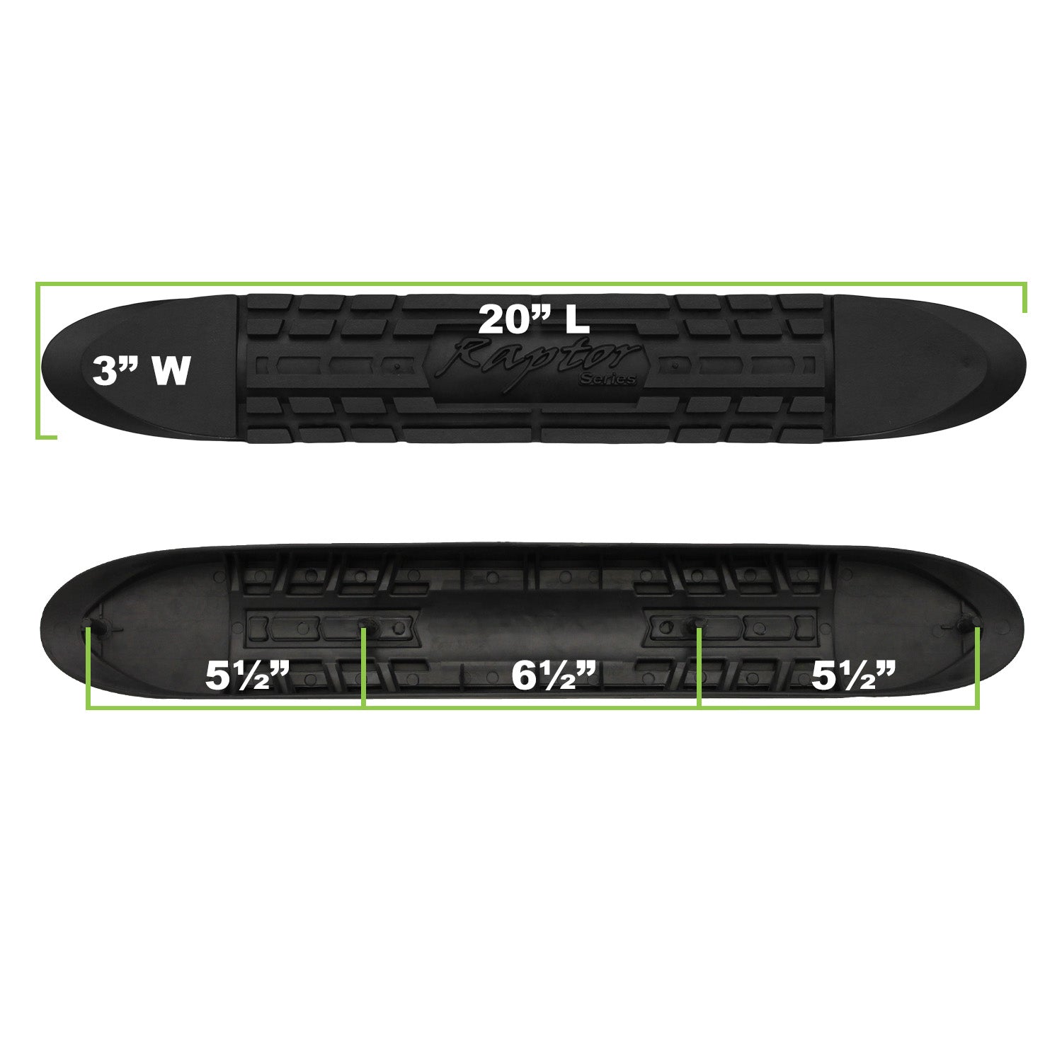 RPSP - STEP-004 - 3in Step Pad (With Raptor logo. Clips Included) Qty 1