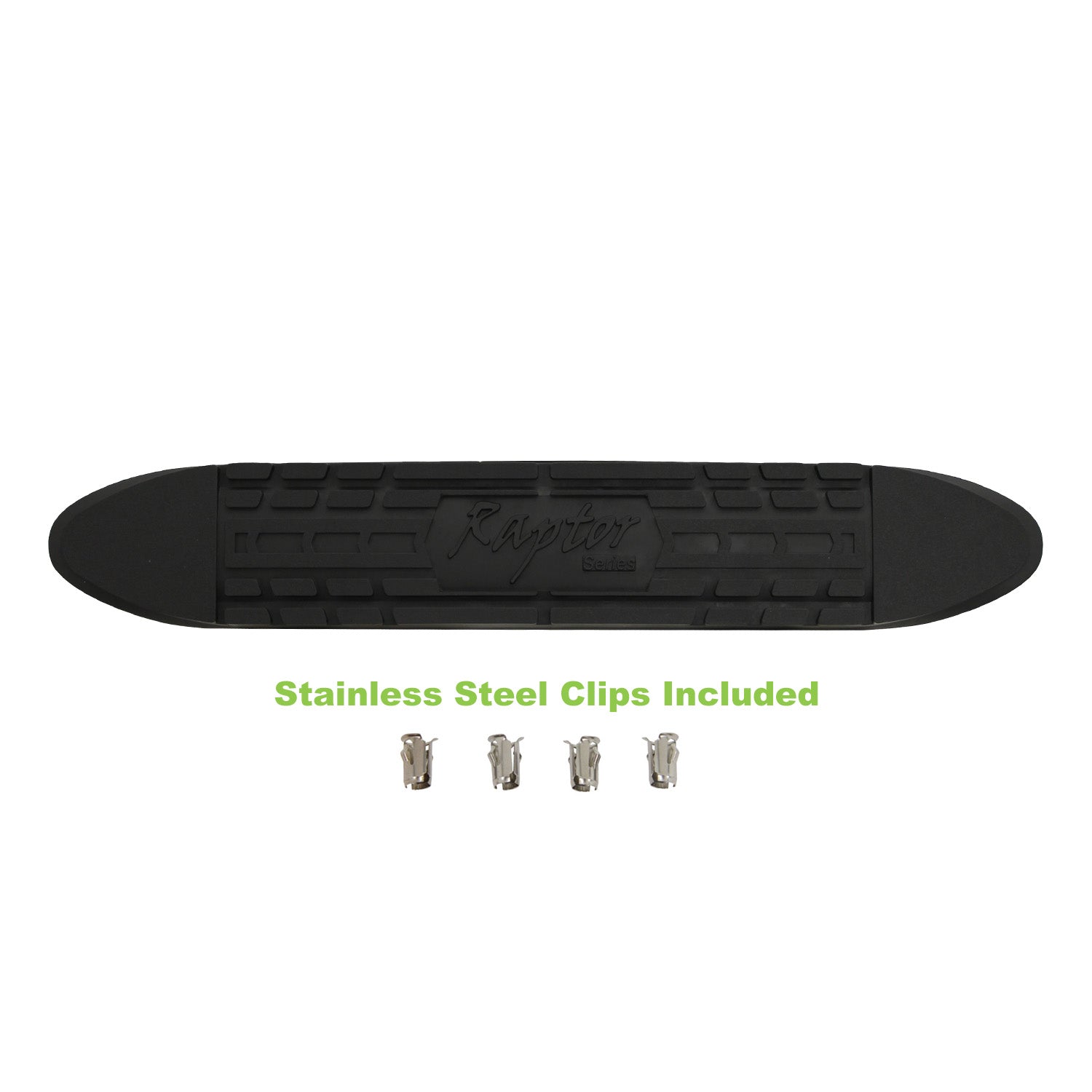 RPSP - STEP-006 - 4in Oval Step Pad (With Raptor logo. Clips Included) Qty 1