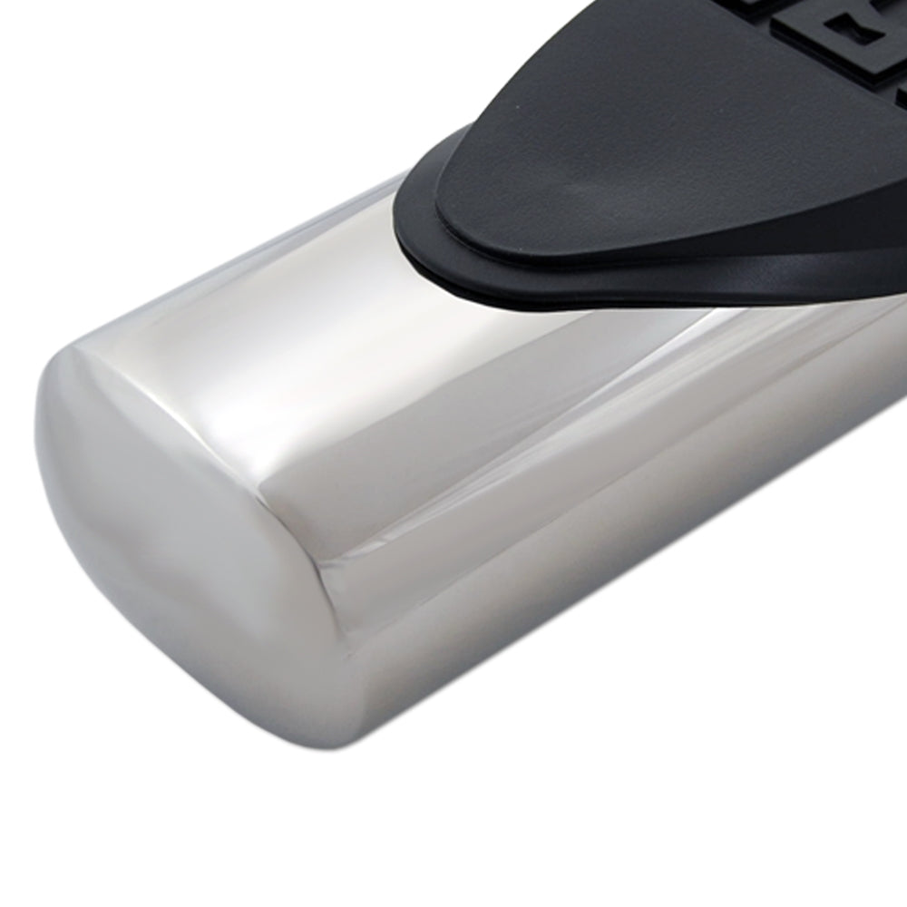 5in Straight Oval Nerf Bars - Stainless Steel